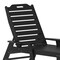 Flash Furniture Monterey 3-Pc Adirondack Set w/2 Adjustable HDPE Loungers w/Cup Holders and Folding Side Table, Blk LE-HMP-2017-2-T1620H-BK-GG - alternate 3